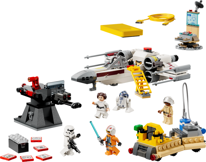 LEGO Star Wars Luke's Red Five X-Wing building set, UK version