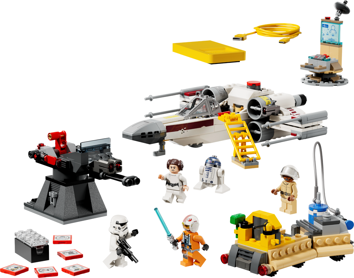 LEGO Star Wars Luke's Red Five X-Wing building set, UK version