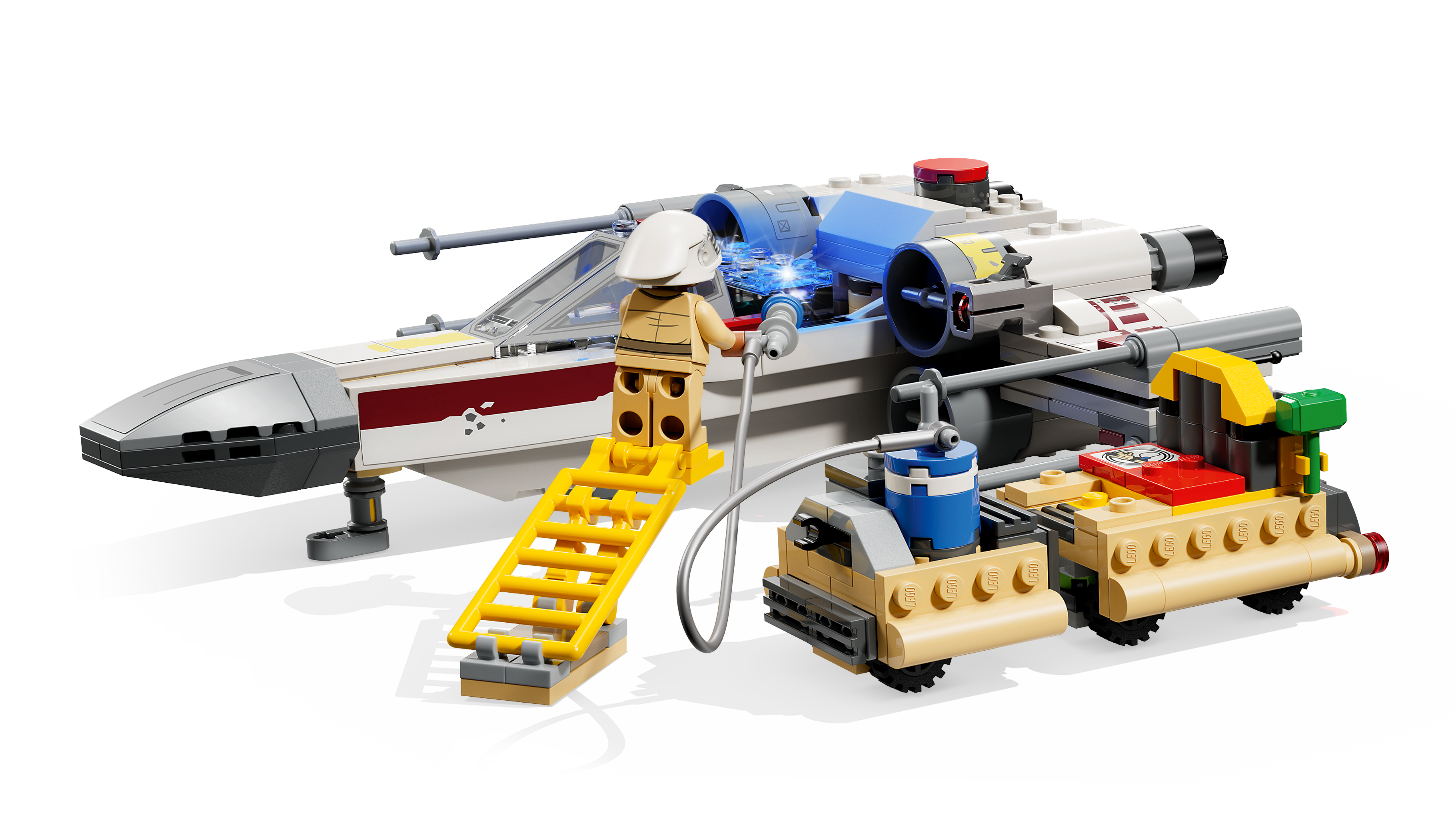LEGO Star Wars Luke's Red Five X-Wing building set, UK version