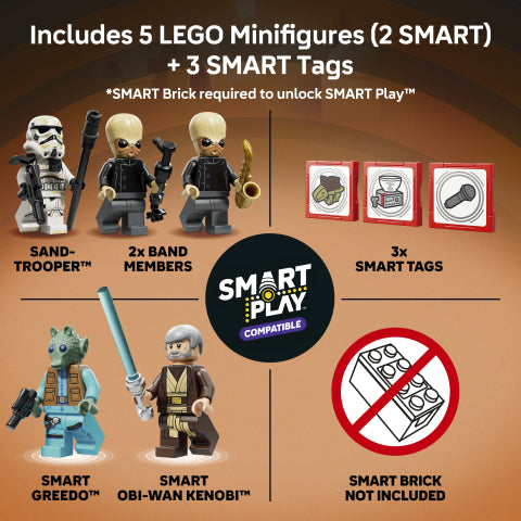 LEGO Star Wars Mos Eisley Cantina building set 666 pieces, imported from the UK