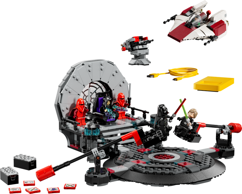 LEGO SMART Play Throne Room Duel and A-Wing building toy, UK version