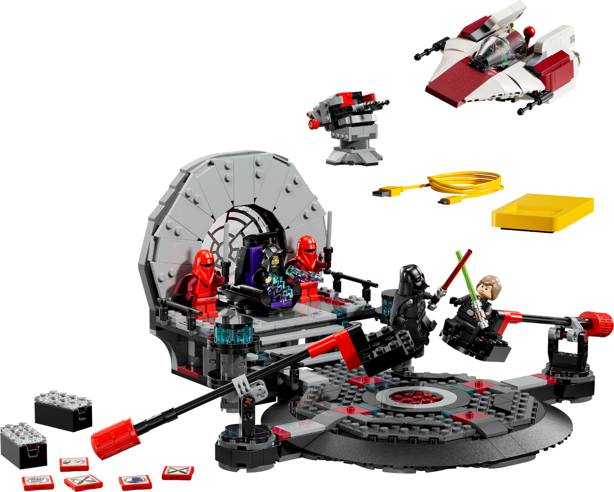 LEGO SMART Play Throne Room Duel and A-Wing building toy, UK version