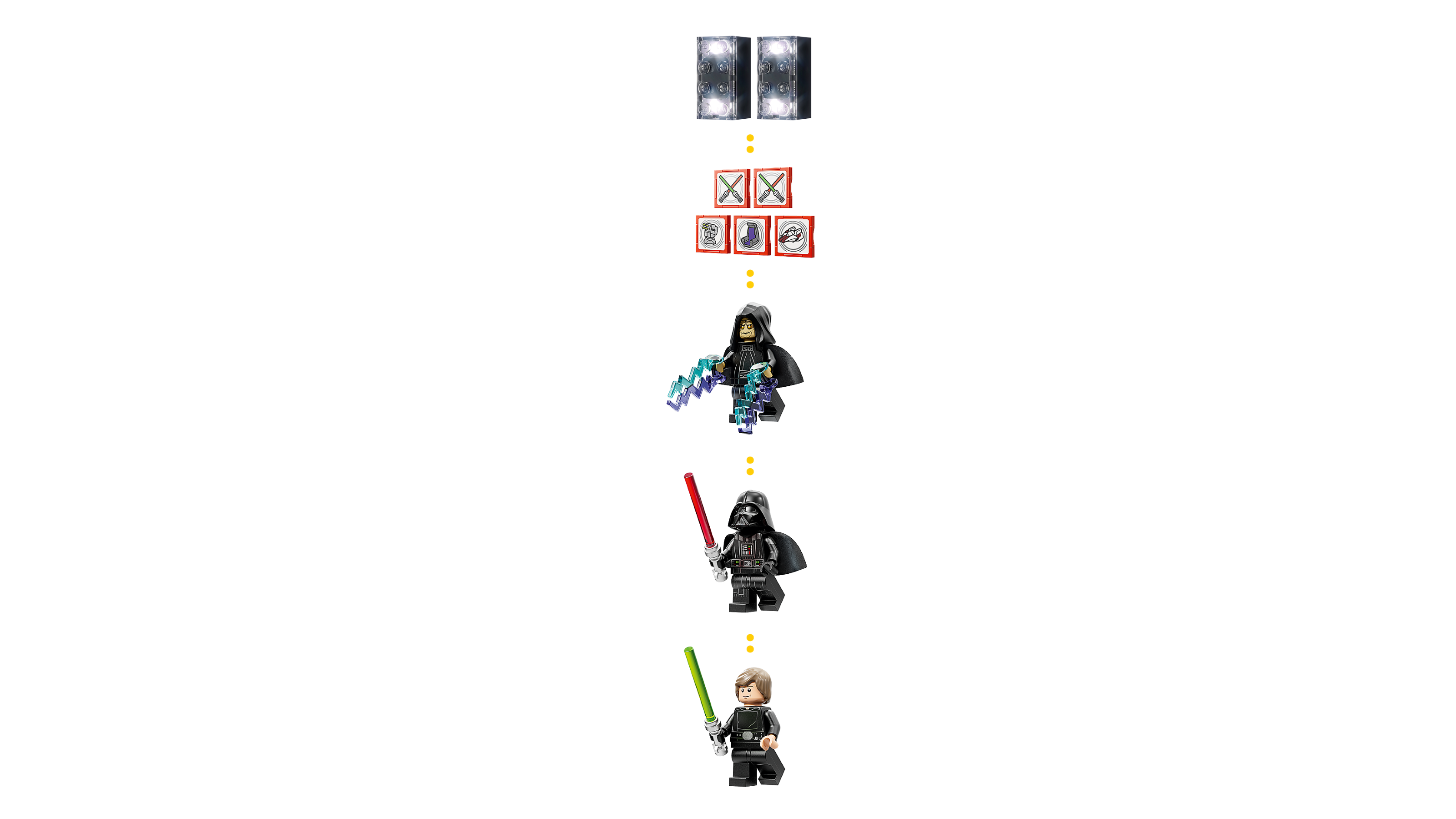 LEGO SMART Play Throne Room Duel and A-Wing building toy, UK version