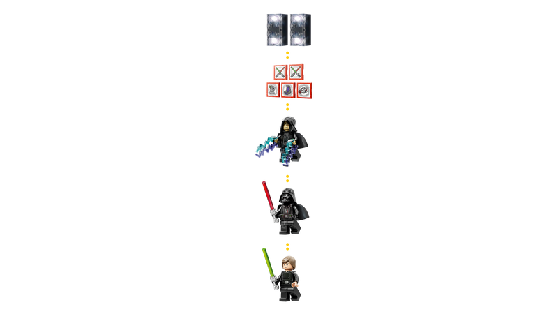 LEGO SMART Play Throne Room Duel and A-Wing building toy, UK version