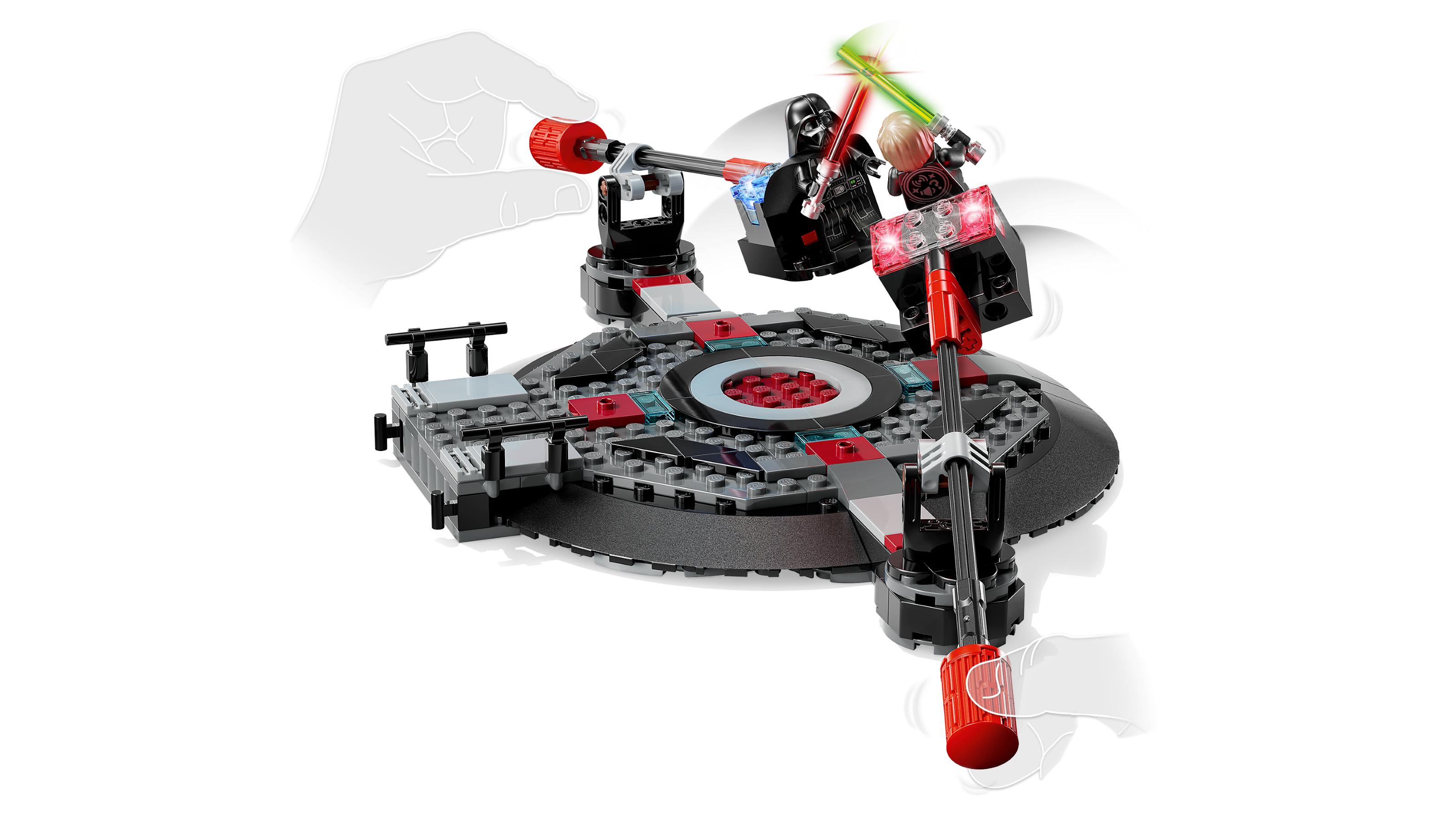 LEGO SMART Play Throne Room Duel and A-Wing building toy, UK version