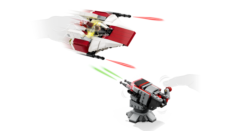 LEGO SMART Play Throne Room Duel and A-Wing building toy, UK version