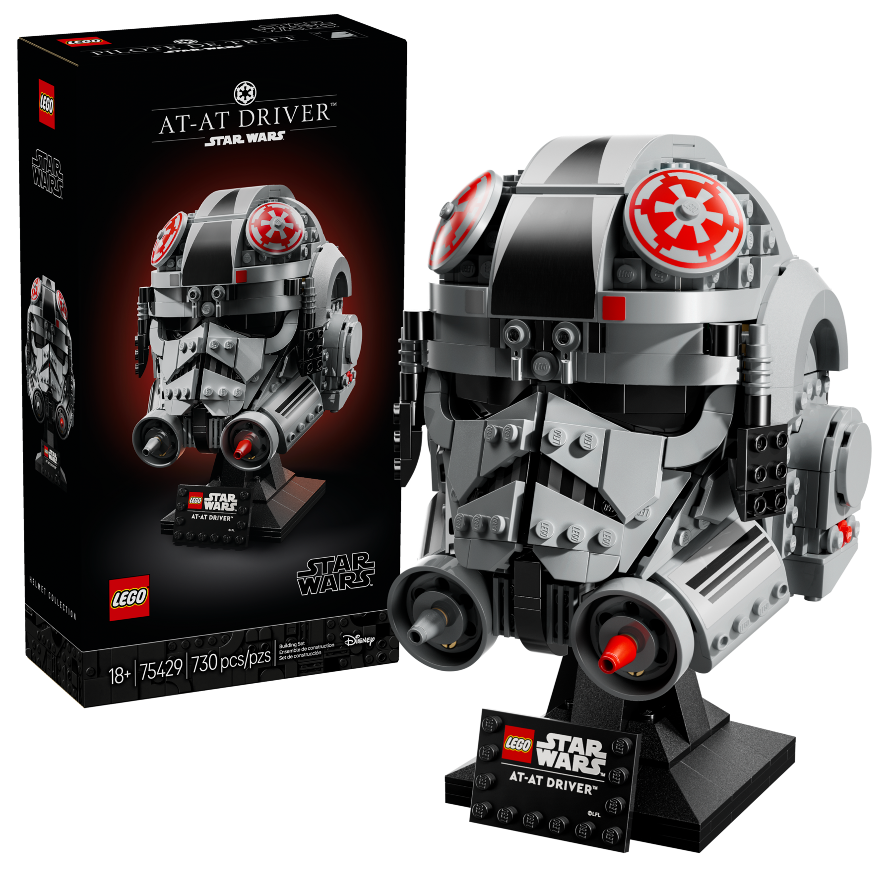 LEGO Star Wars AT-AT Driver Helmet model 730 Pieces - British product