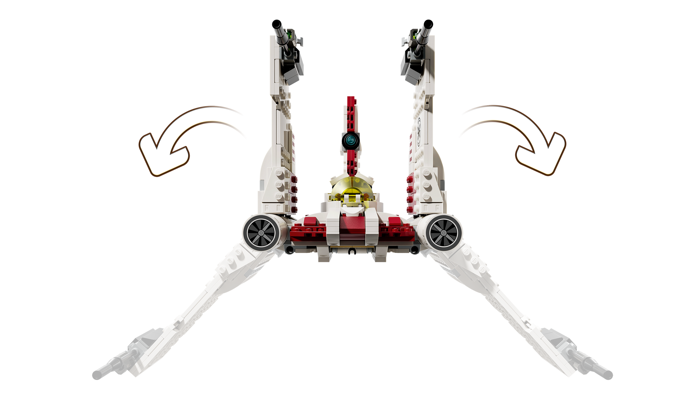 LEGO V-19 Torrent Starfighter 567 Pieces (British brand)