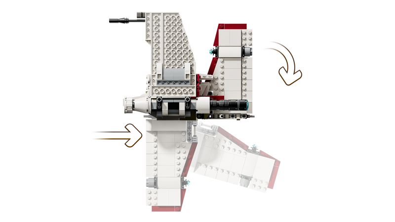 LEGO V-19 Torrent Starfighter 567 Pieces (British brand)