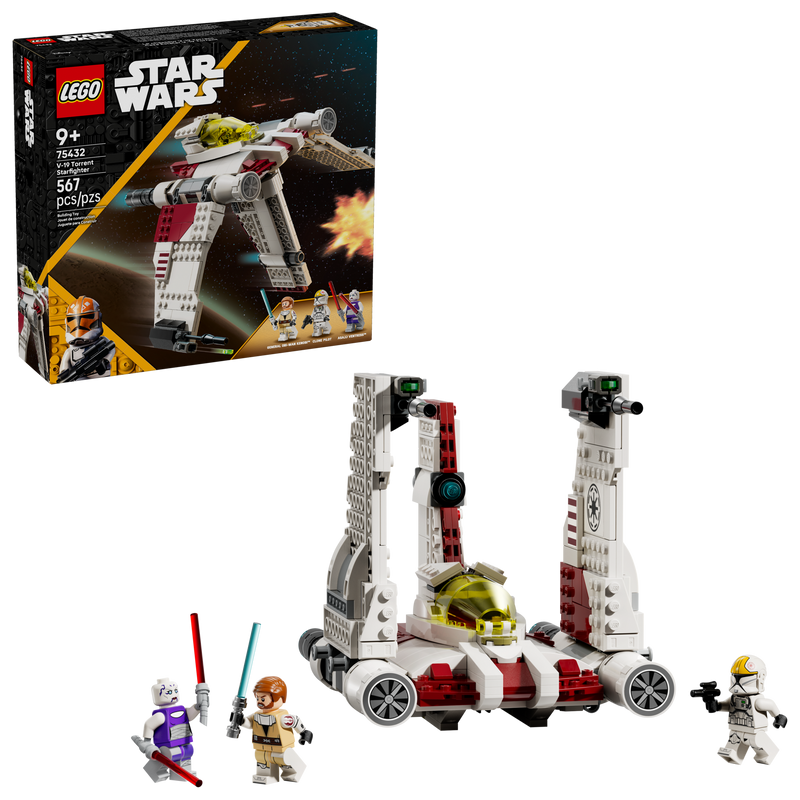 LEGO V-19 Torrent Starfighter 567 Pieces (British brand)