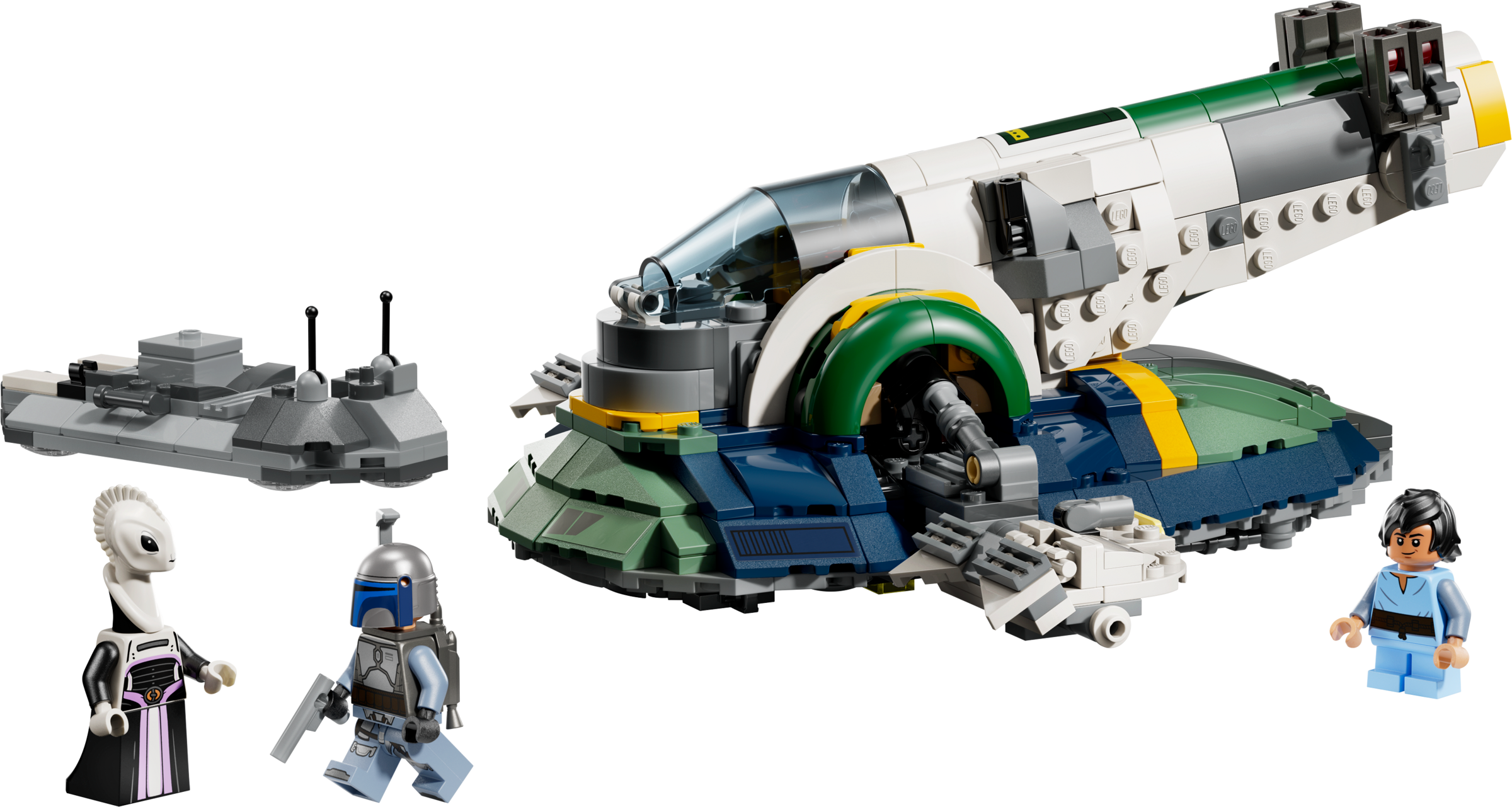 Lego Jango Fett Starship Building Set 707 pieces, UK version