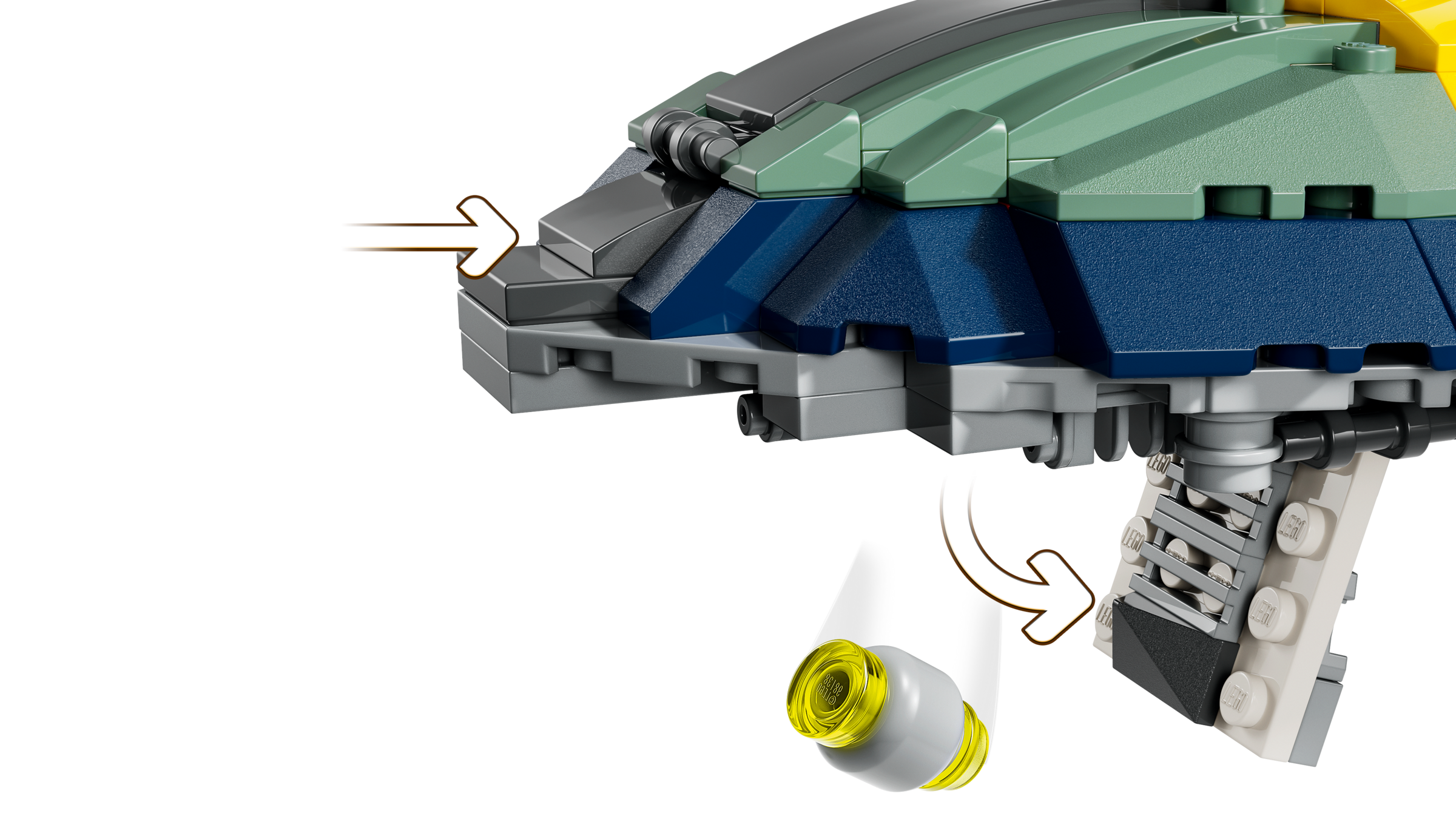 Lego Jango Fett Starship Building Set 707 pieces, UK version