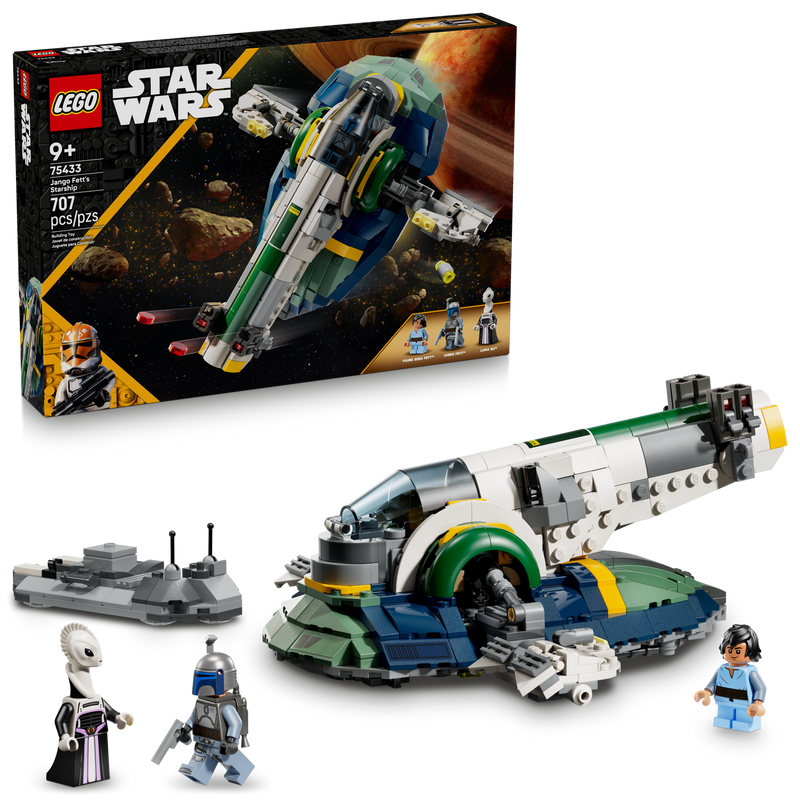 Lego Jango Fett Starship Building Set 707 pieces, UK version