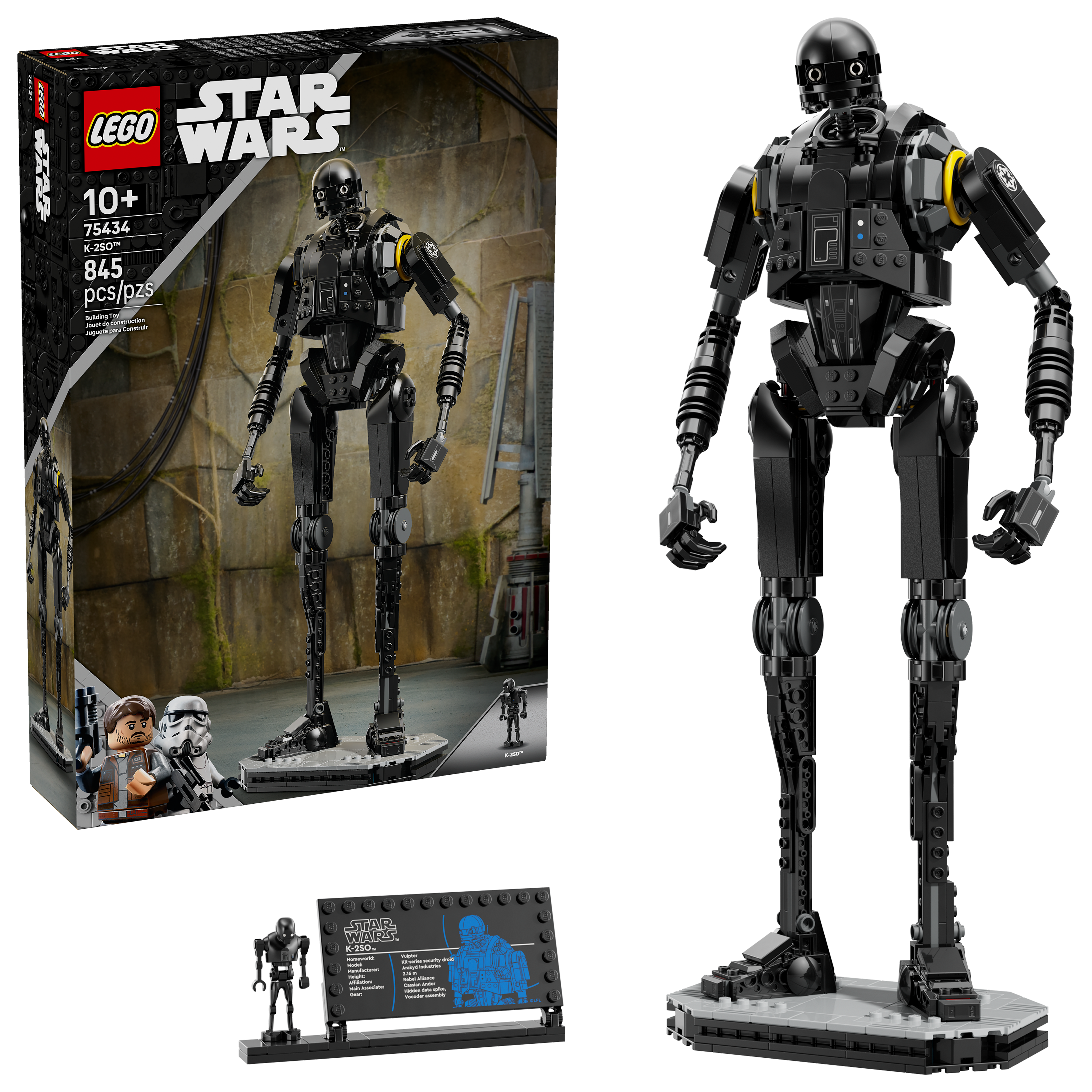 LEGO K-2SO Security Droid Set 845 Pieces, imported from the UK
