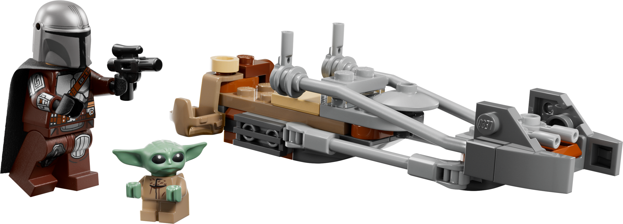 LEGO Star Wars Mandalorian Speeder Bike building set 58 pieces (British brand)
