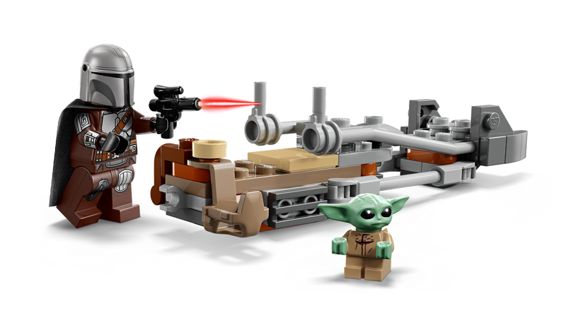 LEGO Star Wars Mandalorian Speeder Bike building set 58 pieces (British brand)