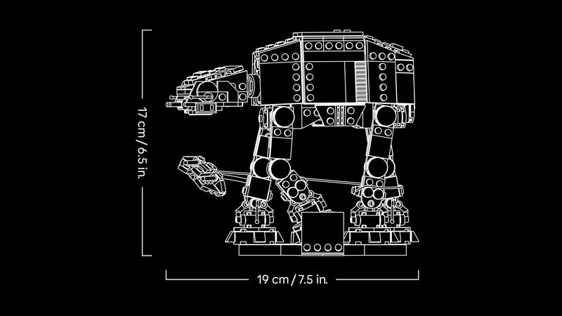 LEGO Star Wars AT-AT building set 525 pieces (British brand)