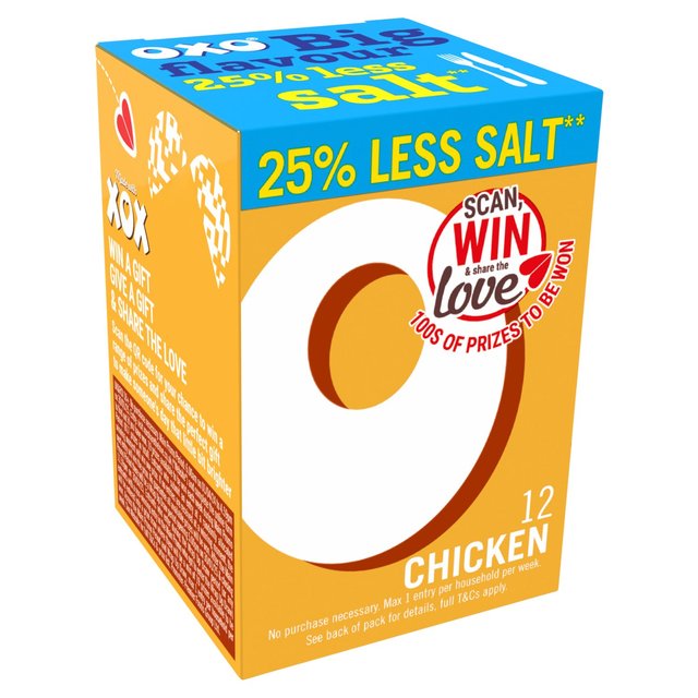 Oxo 12 Reduced Salt Chicken Stock Cubes   71g GOODS M&S   