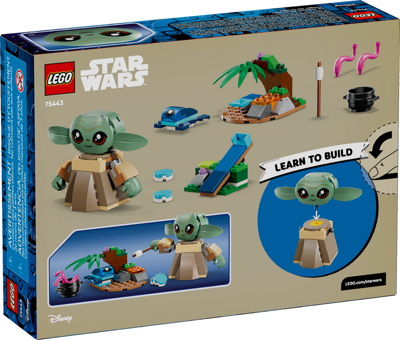 LEGO Grogu's Homestead building set 107 pieces, imported from the UK