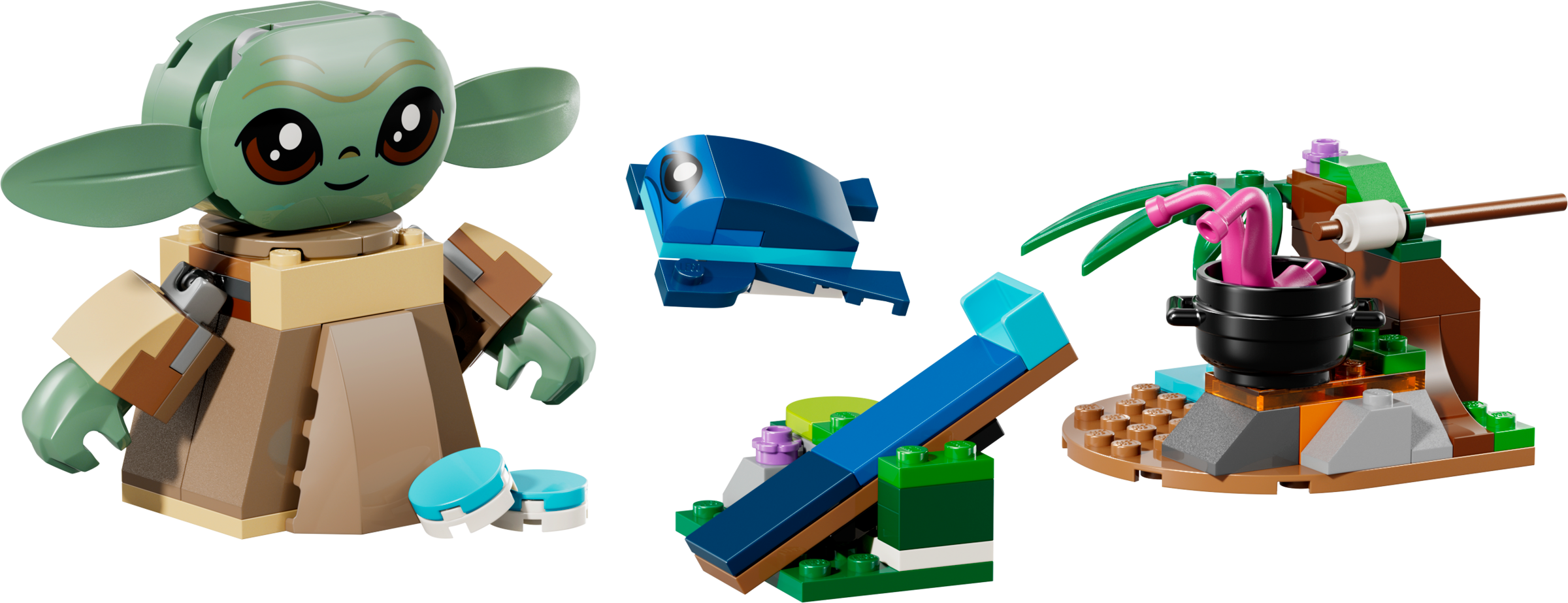 LEGO Grogu's Homestead building set 107 pieces, imported from the UK