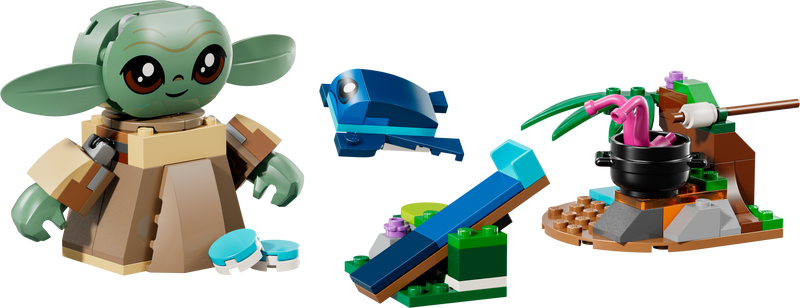 LEGO Grogu's Homestead building set 107 pieces, imported from the UK