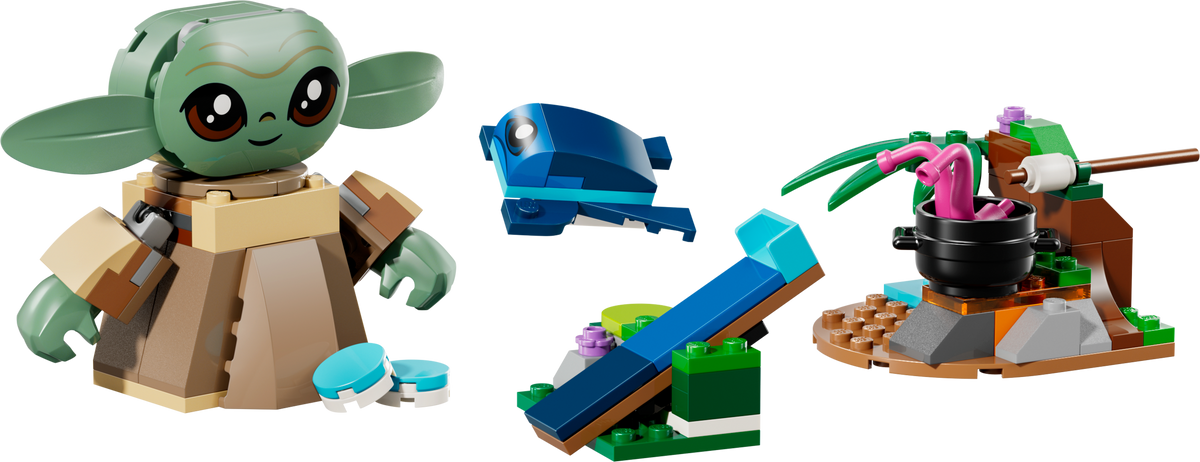 LEGO Grogu's Homestead building set 107 pieces, imported from the UK