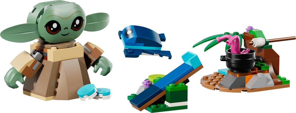 LEGO Grogu's Homestead building set 107 pieces, imported from the UK