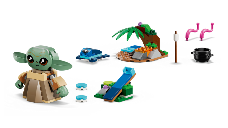 LEGO Grogu's Homestead building set 107 pieces, imported from the UK