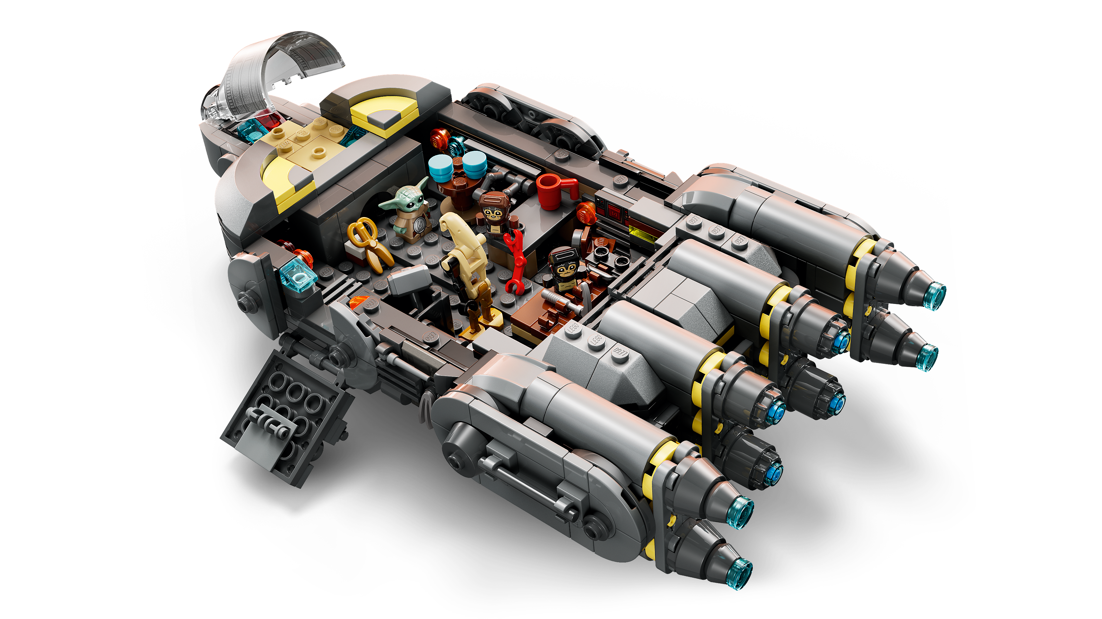 LEGO Star Wars Anzellan Starship building set 701 pieces, imported from the UK