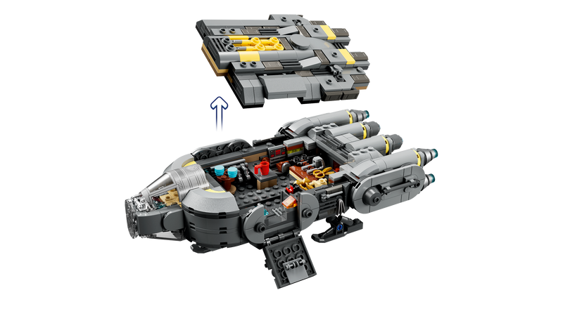 LEGO Star Wars Anzellan Starship building set 701 pieces, imported from the UK
