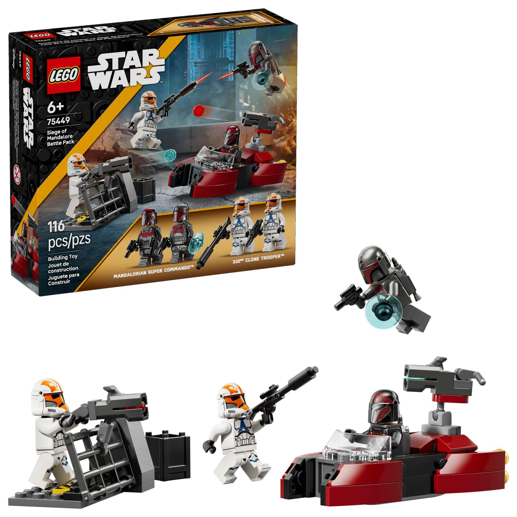LEGO Siege of Mandalore Battle Pack toy building set - British product