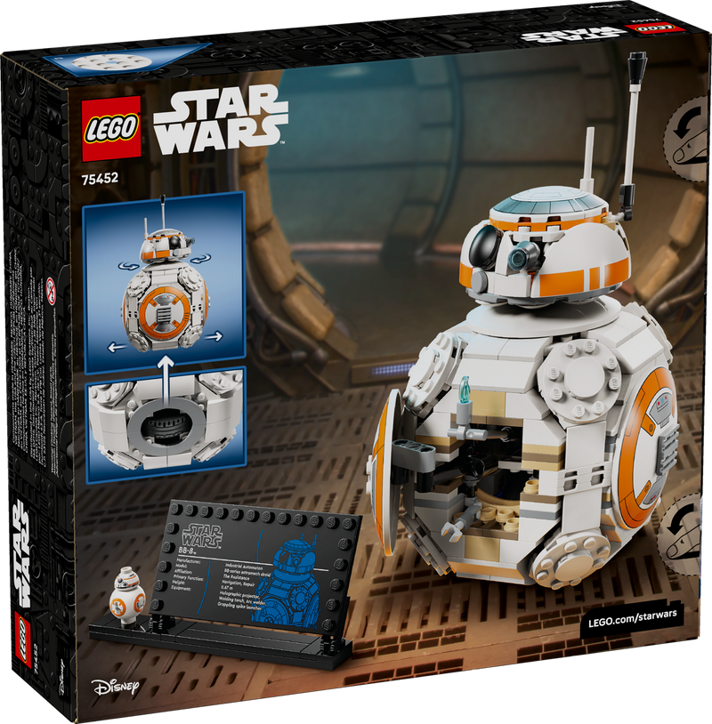 LEGO Star Wars BB-8 Astromech Droid building set, UK version