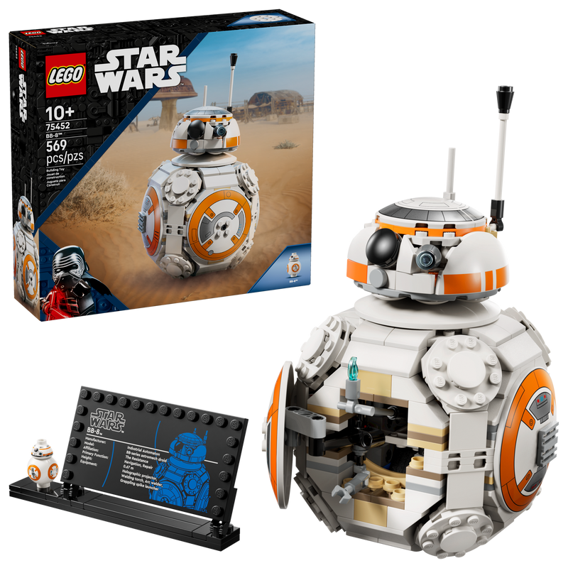 LEGO Star Wars BB-8 Astromech Droid building set, UK version