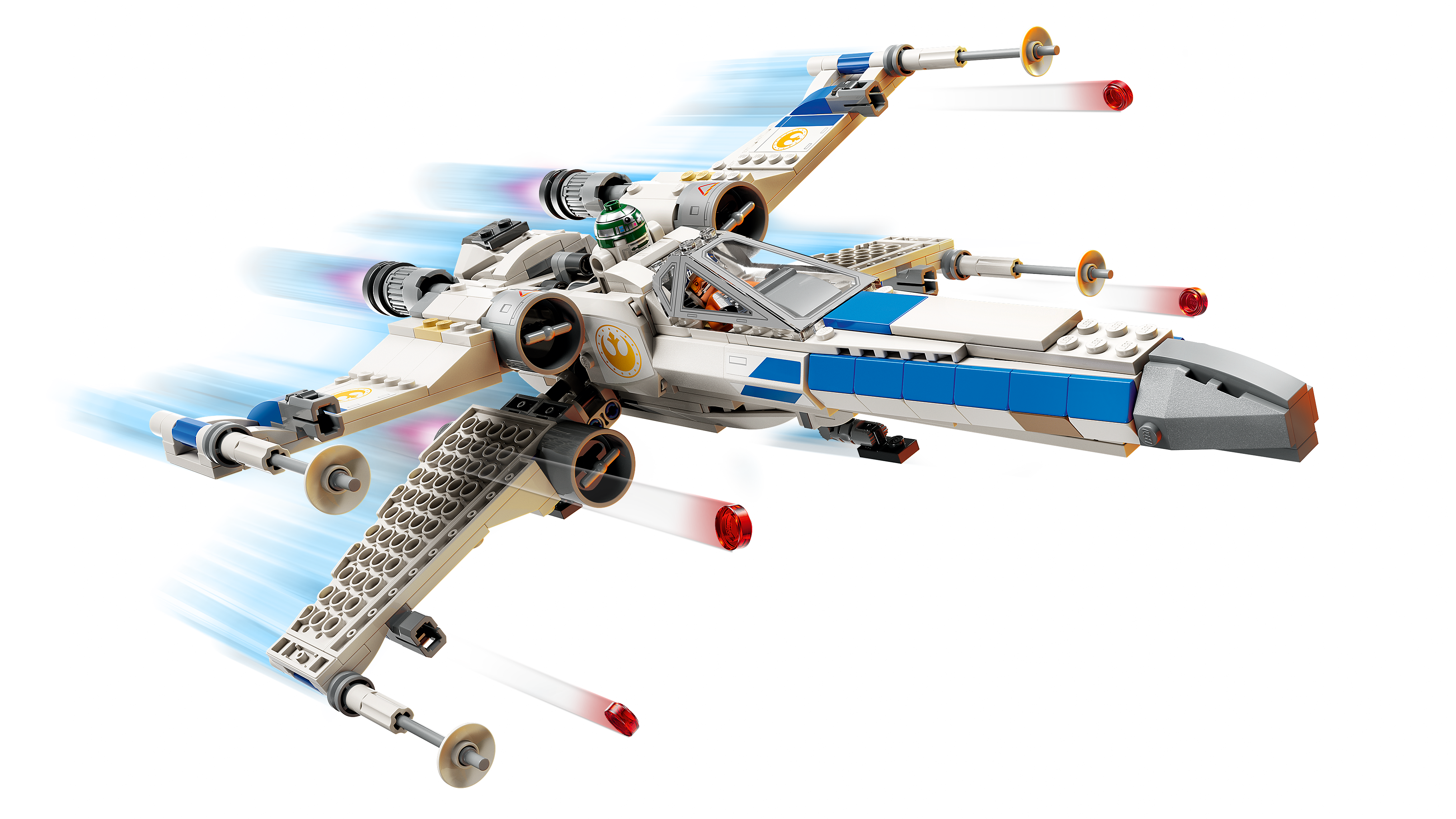 LEGO New Republic X-Wing Starfighter building set 558 pieces - British product