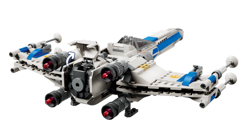 LEGO New Republic X-Wing Starfighter building set 558 pieces - British product