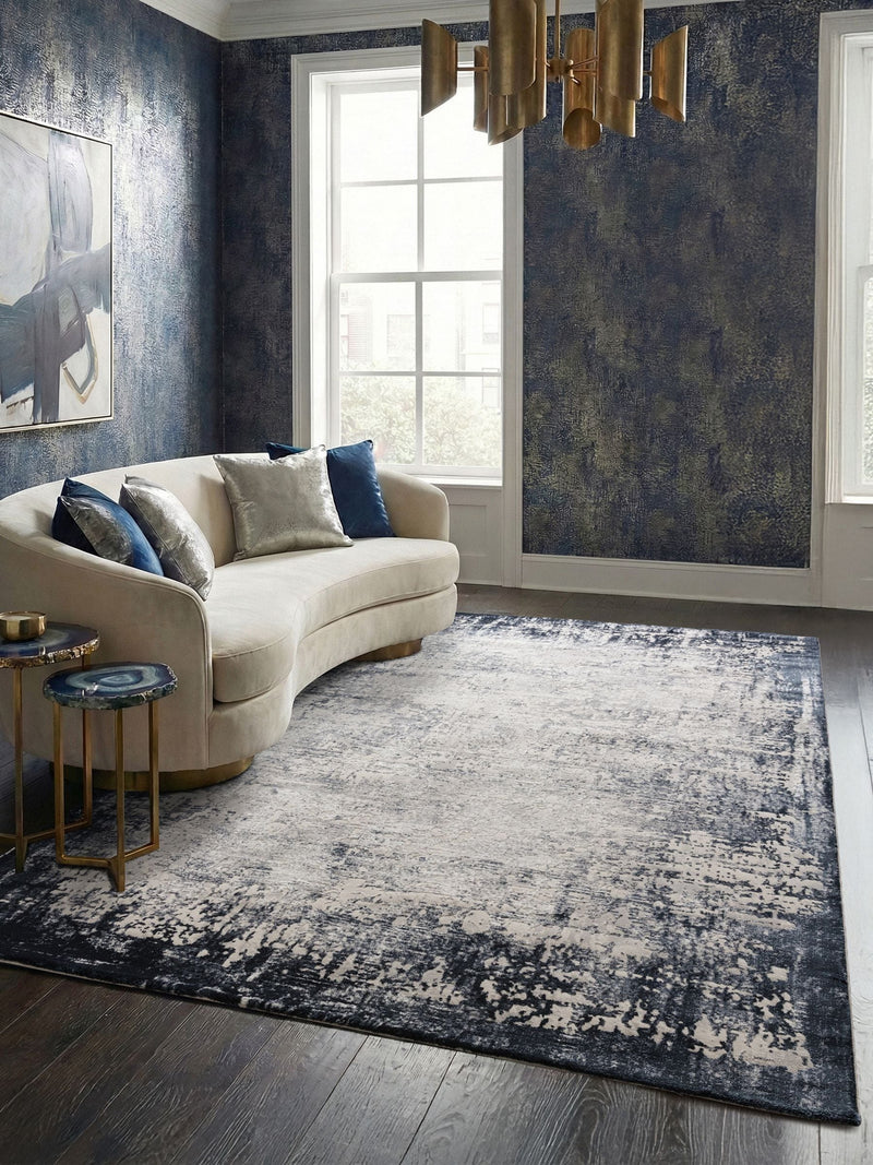 Asiatic Rugs Blue Kuza Border Rug