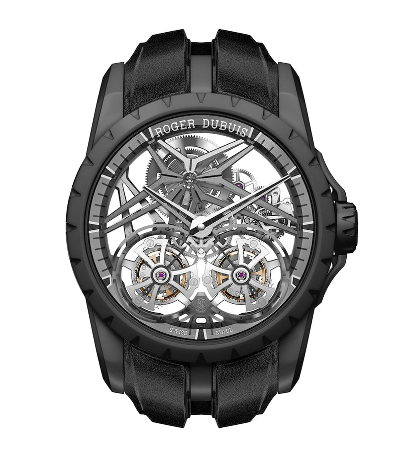 Roger Dubuis Excalibur Double Flying Tourbillon watch 45mm, imported from the UK