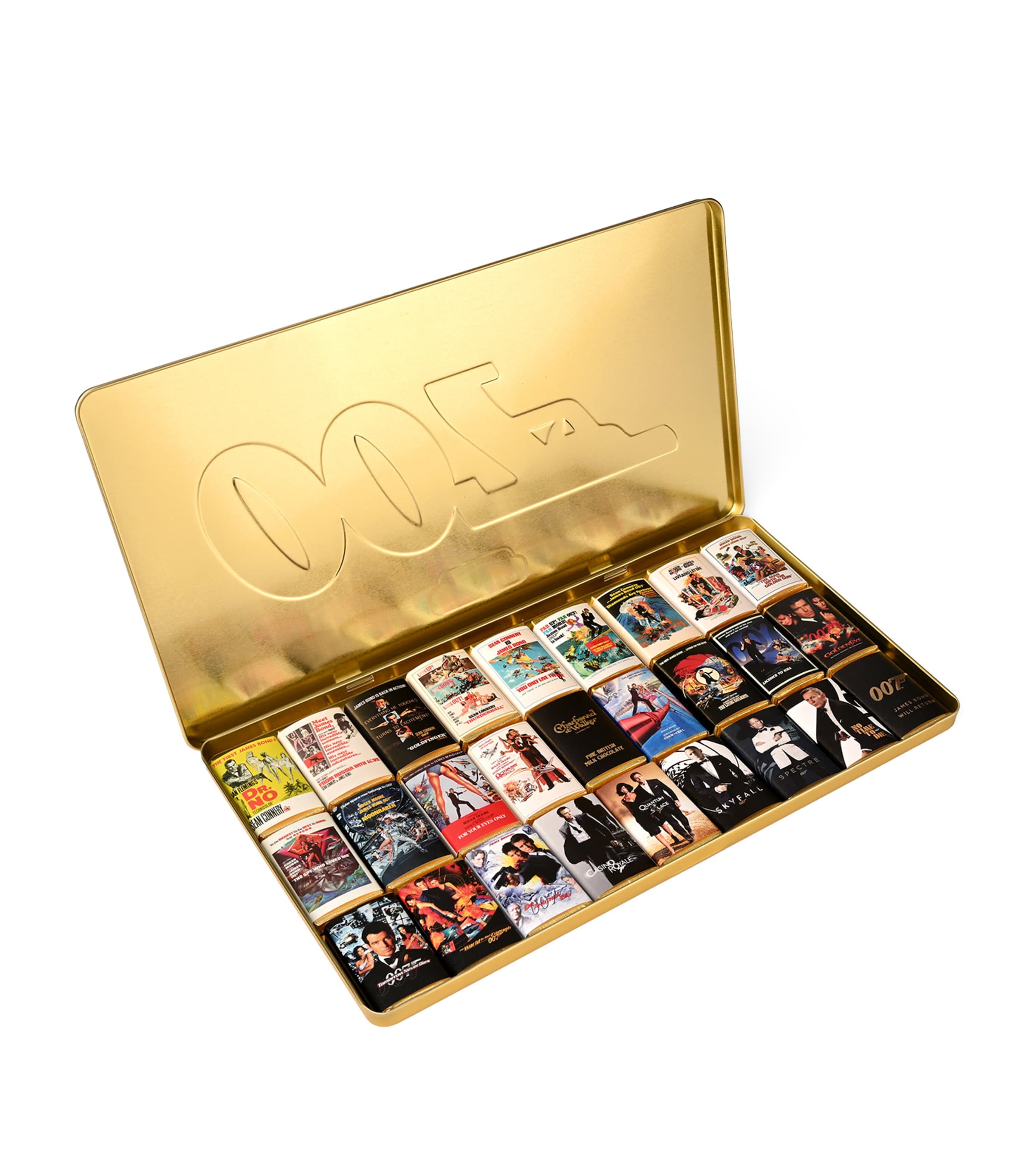 Charbonnel et Walker James Bond mini chocolate bar selection 270g - British product