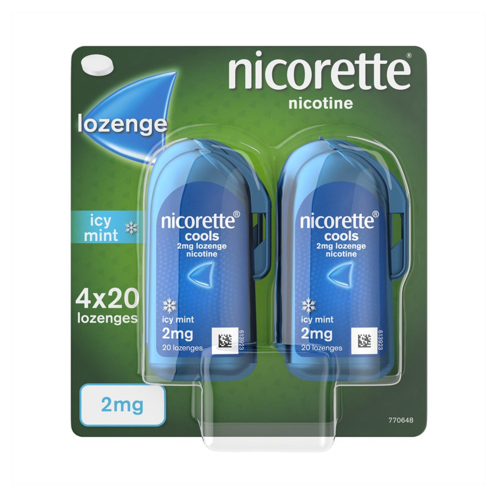 Nicorette Cools Lozenge - 2mg, x80 Lozenges (stop smoking aid)