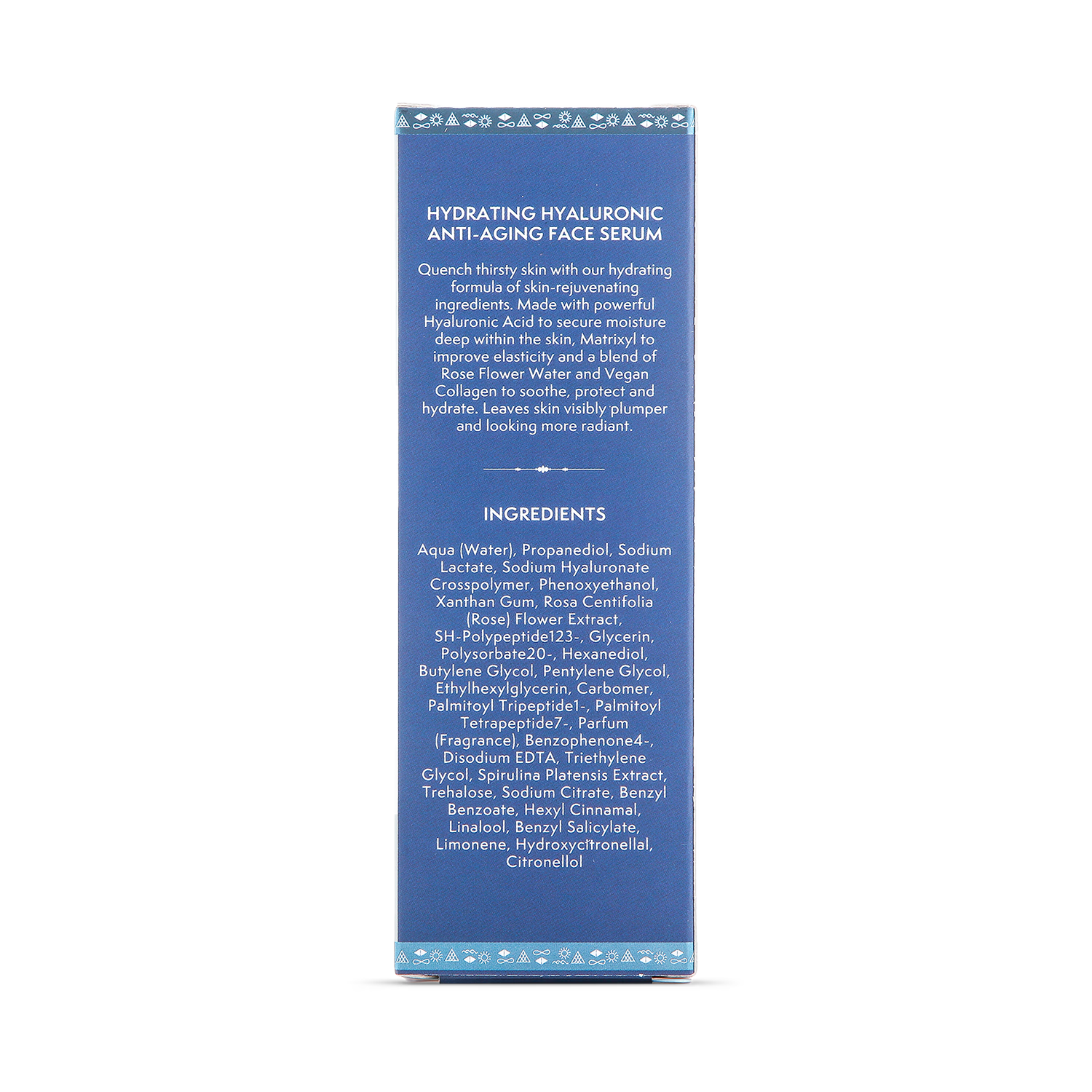 Nature Spell hydrating hyaluronic anti-aging face serum 30ml, UK version