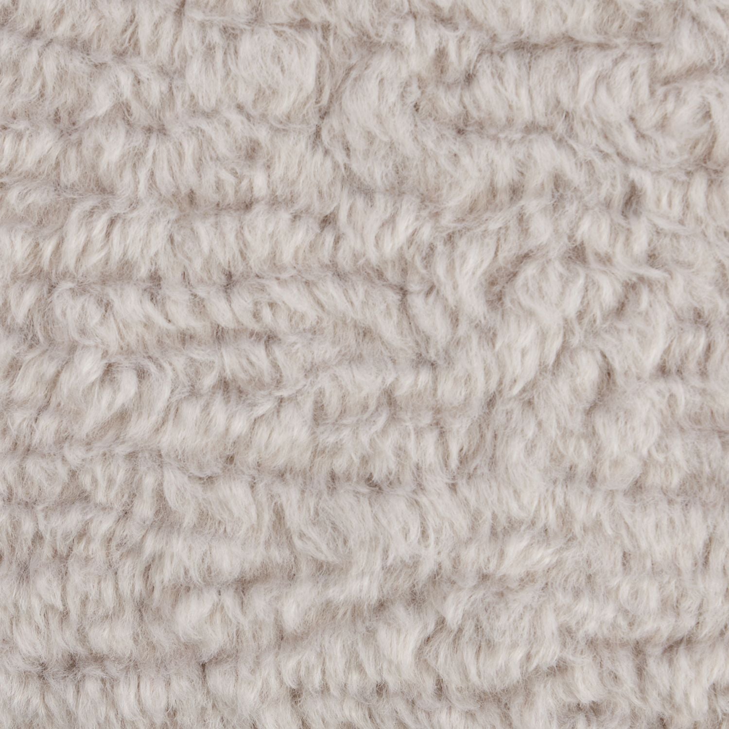 Habitat Faux Shearling Cushion - Grey - 55x40cm