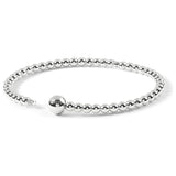 Radley silver plated bead hinged bangle, imported from the UK