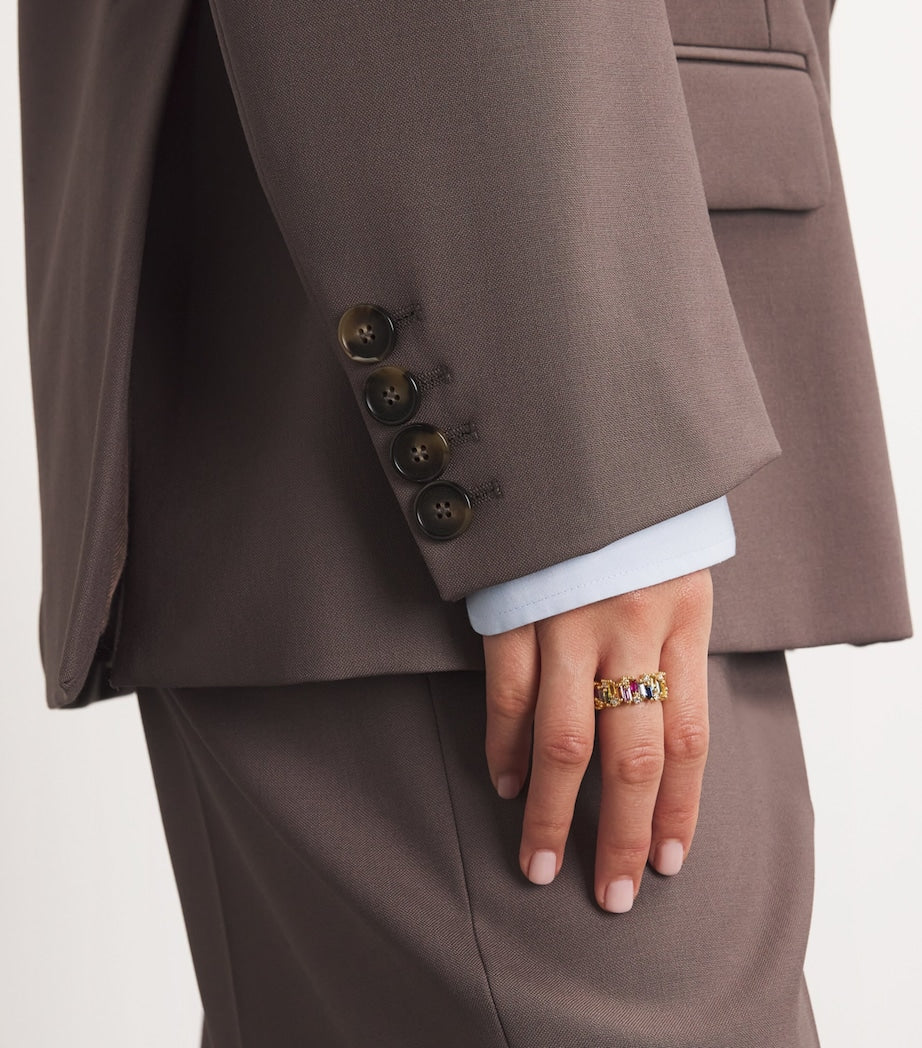 Suzanne Kalan Audrey ring with diamonds and sapphires, UK version