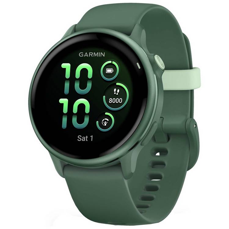 Garmin Vivoactive 6 GPS watch Jasper Green 42mm, imported from the UK