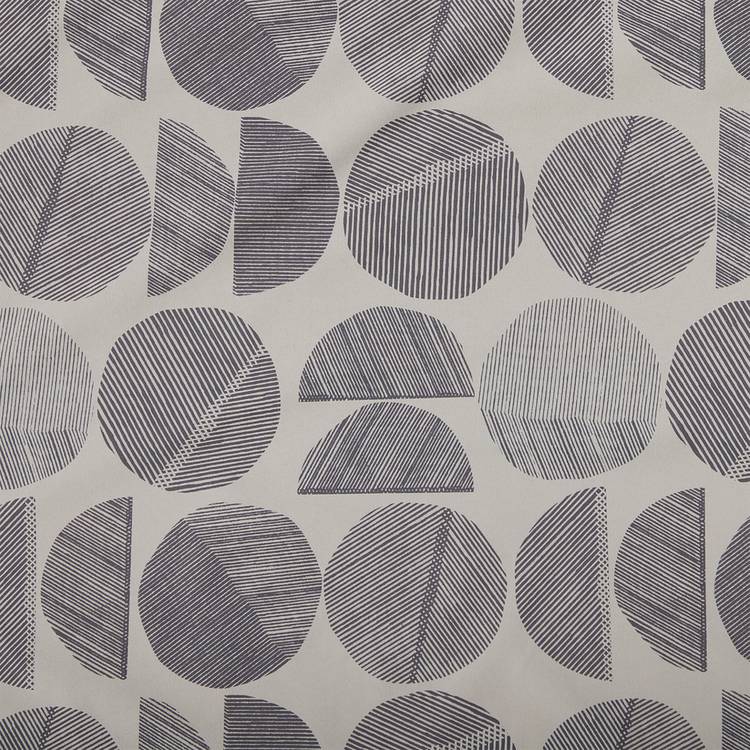 Habitat grey geometric blackout curtains 117x137cm - British product