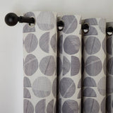 Habitat grey geometric blackout curtains 117x137cm - British product