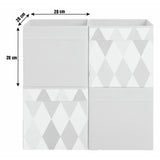 Habitat Harley orange pop-up storage boxes for kids, imported from the UK