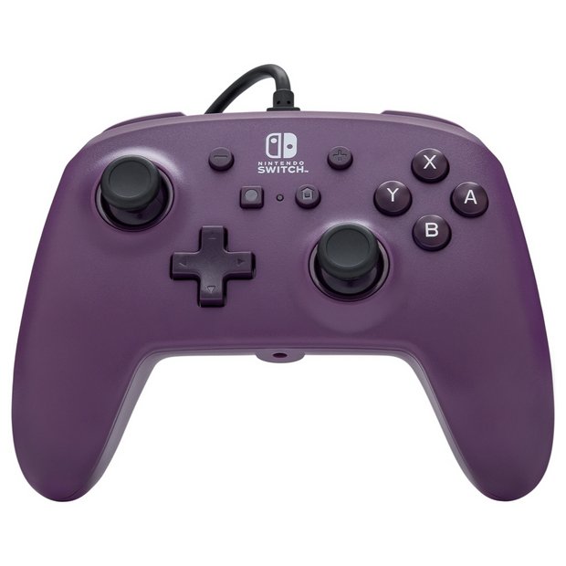 PowerA Cosmic Purple wired controller for Nintendo Switch (British brand)