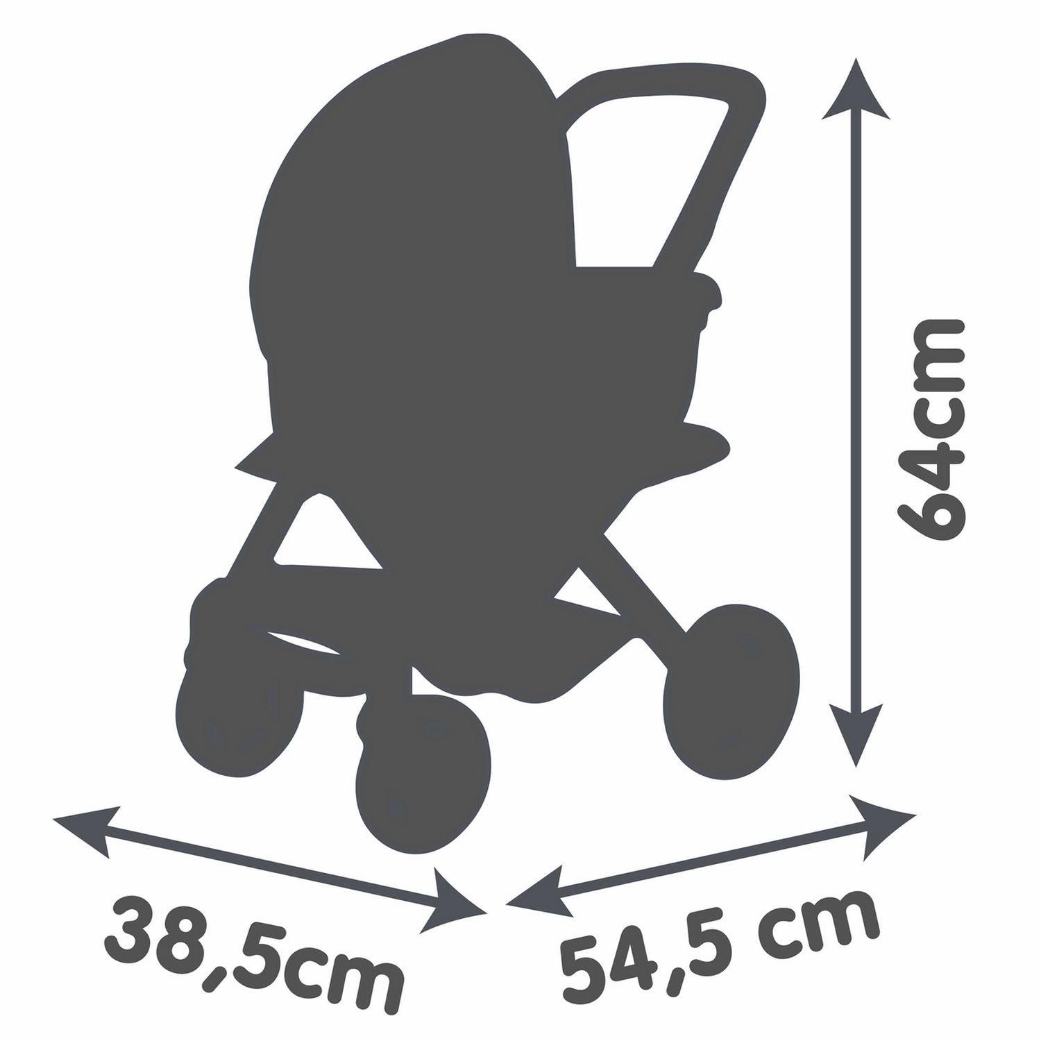 Smoby Quinny doll pram beige, UK version