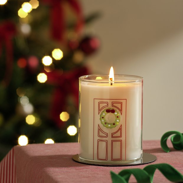 Argos Home singlewick candle Christmas Cookie 8cm (British brand)